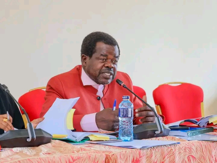 Busia Governor Dr. Paul Otuoma appearing before the Senate Standing Committee on Finance and Budget on October 8, 2025. PHOTO/Parliament.