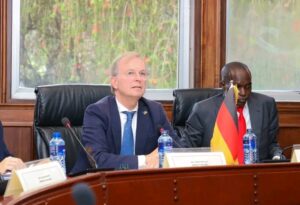 Team leading Kenya and Germany MPs at National Assembly. PHOTO/NA