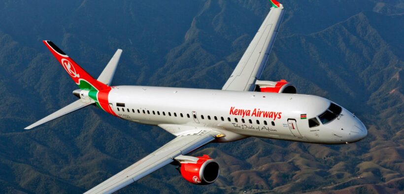 A photo of Kenya Airways plane. PHOTO/KQ