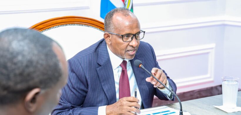 Health CS Aden Duale Chairs the meeting with FBO members to discuss about Taifa Care roll out on October 1 2025. PHOTO/ Duale X