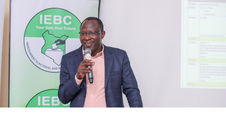 IEBC Chairperson Erastus Ethekon. PHOTO/IEBC.