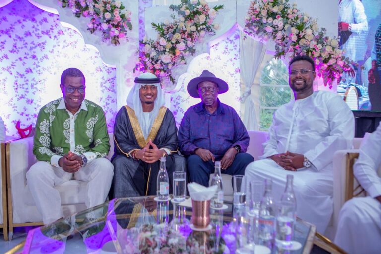 Dr Oburu Odinga and Hon Opiyo Wandayi among guests in attendance of the wedding ceremony Image/OS/X