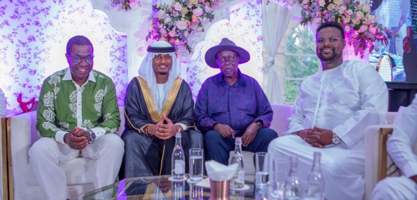 Dr Oburu Odinga and Hon Opiyo Wandayi among guests in attendance of the wedding ceremony Image/OS/X