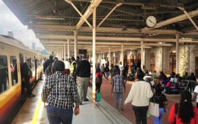 Passengers at Railway station. PHOTO/KR X