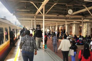 Passengers at Railway station. PHOTO/KR X