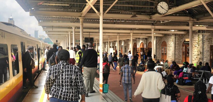 Passengers at Railway station. PHOTO/KR X