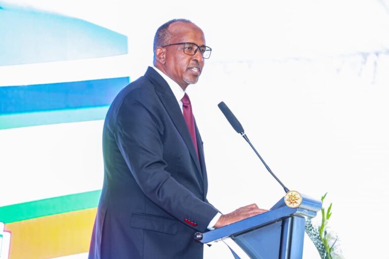 Health CS Aden Duale speaking at previous event. PHOTO/Duale X