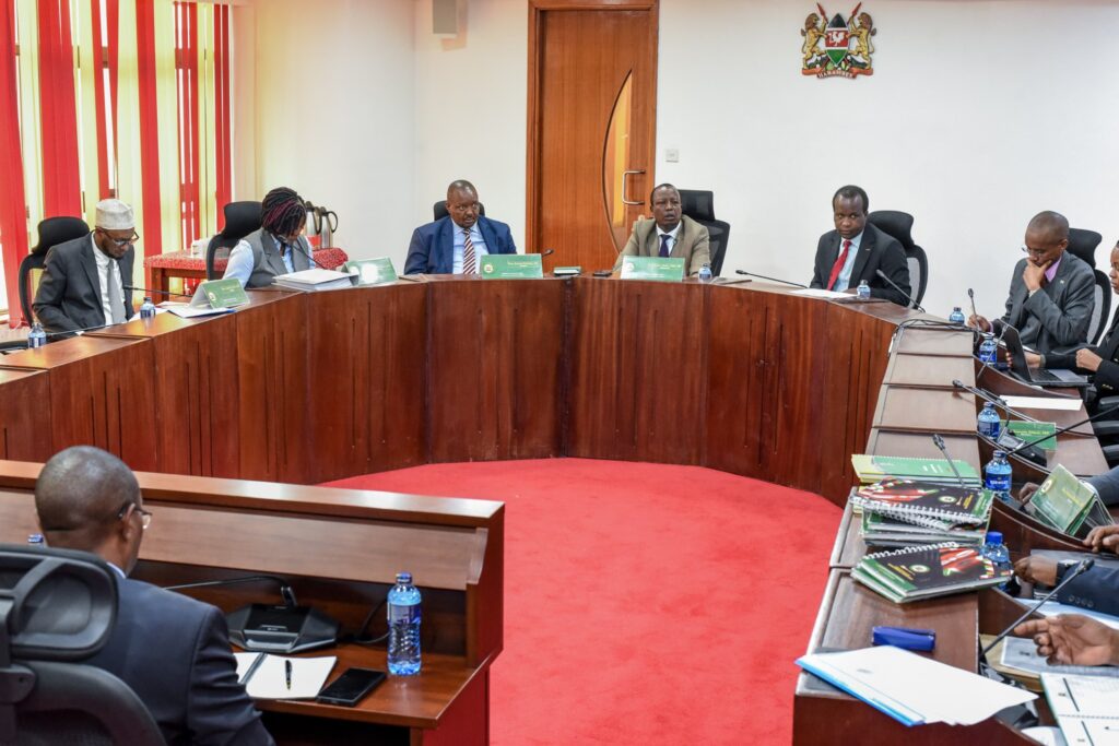 National Assembly Education Committee meeting with Cs of Education Julius Ogamba Image/NA/X