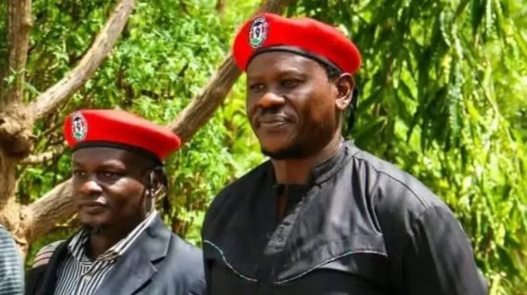 Kenyan activists Bob Njagi and Nicholas Oyoo. PHOTO/Bobi Wine X. Uganda
