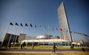 A photo of African Union HQ