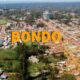 An aeriel shot of Bondo town