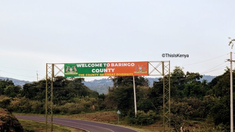 Welcome to Baringo County signpost. PHOTO/This is Kenya,