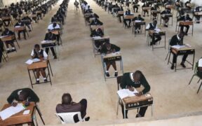 Image of candidates sitting exams. PHOTO/FILE.