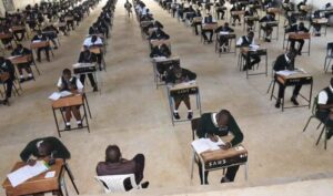 Image of candidates sitting exams. PHOTO/FILE.