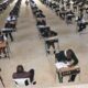 Image of candidates sitting exams. PHOTO/FILE.