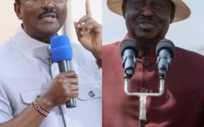 A photo collage of former Prime Minister Raila Odinga and Wiper Leader Kalonzo Musyoka. PHOTO/ODM/Wiper.