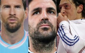 Lionel Messi, Cesc Fabregas and Mesuti Ozil. PHOTO/FILE