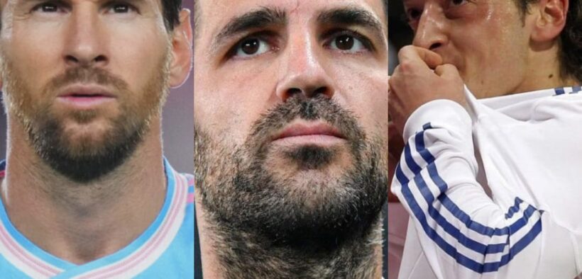 Lionel Messi, Cesc Fabregas and Mesuti Ozil. PHOTO/FILE
