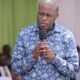 Sakaja speaking during the United Winner DT Sacco's 25th Anniversary celebration in Umoja. PHOTO/File