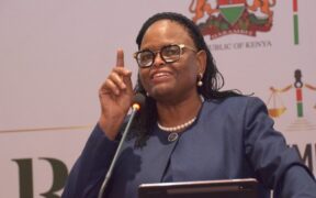 CJ Martha Koome at previous event. PHOTO/Koome X.