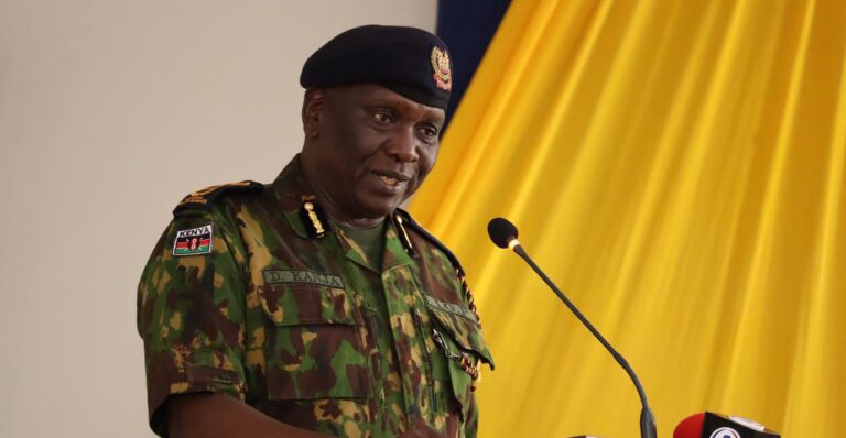 Police IG Douglas Kanja revealed plans to transform police stations across the country into centers of excellence. PHOTO/Parliament.