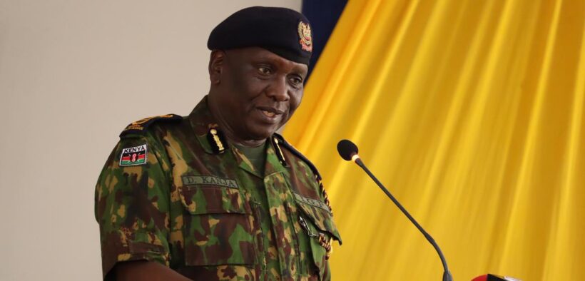 Police IG Douglas Kanja revealed plans to transform police stations across the country into centers of excellence. PHOTO/Parliament.