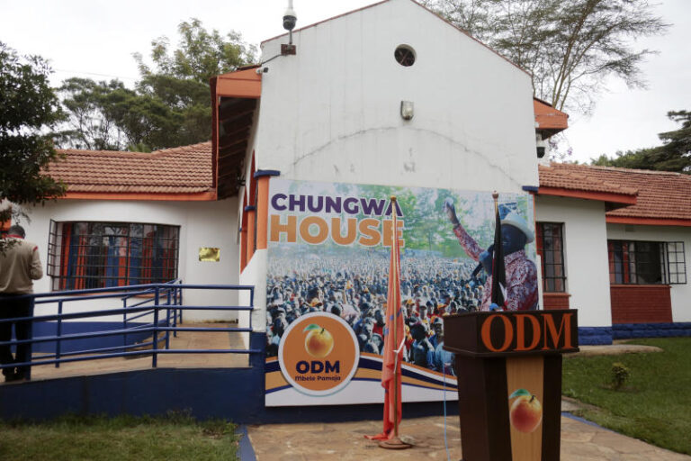 ODM Party Chungwa House, Nairobi on October 30, 2020. PHOTO/ Boniface Okendo, Standard.