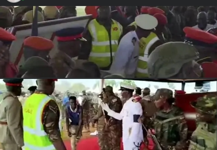 Public viewing Raila Odinga's body. PHOTO/FILE