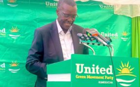 United Green Movement Party Leader, David Maraga During A Past Event. PHOTO/ Maraga X