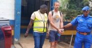 Dutch national arrested at Diani police station after spitting at police officer. PHOTO/ Citizen