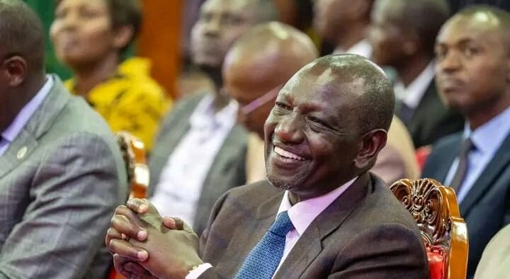 President William Ruto at the African Independent Pentecostal Church of Kenya (AIPCK) in a special service celebrating the inauguration of the Nairobi Archdiocese in Kasarani on Sunday,. October 12, 2025. PHOTO/PCS. Wamalwa