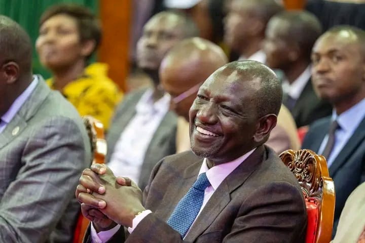 President William Ruto at the African Independent Pentecostal Church of Kenya (AIPCK) in a special service celebrating the inauguration of the Nairobi Archdiocese in Kasarani on Sunday,. October 12, 2025. PHOTO/PCS. Wamalwa