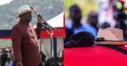 A photo collage of late former Prime Minister Raila and the casket carrying his remains before his burial on October 19, 2025. PHOTO/Raila X.