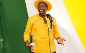 President William Ruto during the 2022 elections campaigns. PHOTO/UDA. ODM