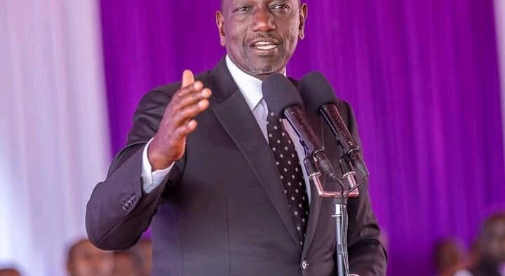 President William Ruto in Thome, Laikipia County on October 23, 2025. PHOTO/PCS.