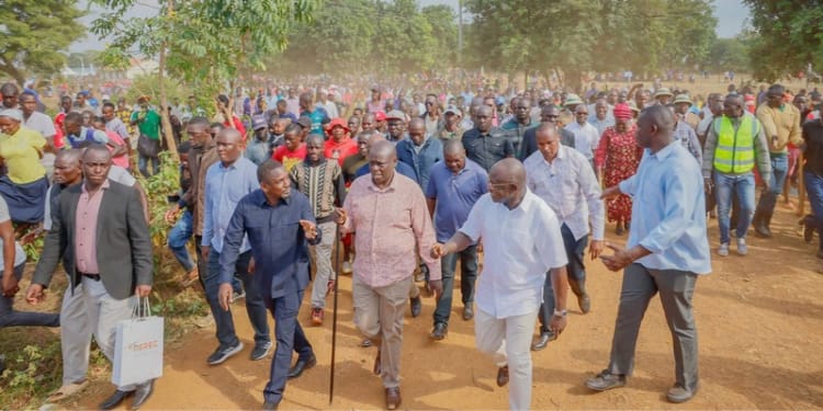 An image posted on social media claiming that former DP Rigathi Gachagua is at Opoda farm. PHOTO/ CPA VINCENT MAINA.