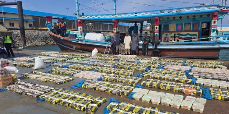 NPS arrested six foreign individuals with narcotics worth Ksh8.2 billion in Mombasa. Murkomen. DPP