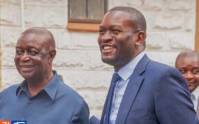 ODM Acting Party leader Oburu Oginga and Secretary General Edwin Sifuna during the meeting held on October 27, 2025. PHOTO/ODM X.