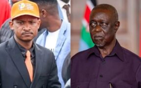 A photo collage of Embakasi East MP Babu Owino and ODM acting party leader Dr. Oburu Oginga. PHOTO/Babu Owino FB/Courtesy.