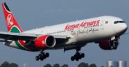 Kenya Airways Plane at the JKIA Image/FB