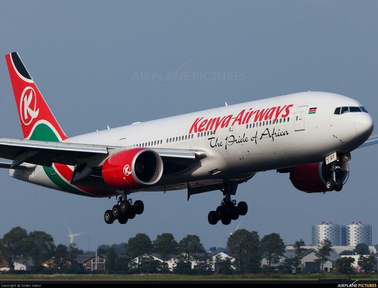 Kenya Airways Plane at the JKIA Image/FB