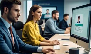 Representational Image of People Using AI Chatbots Created with Meta AI Image Generator. Photo: RMN