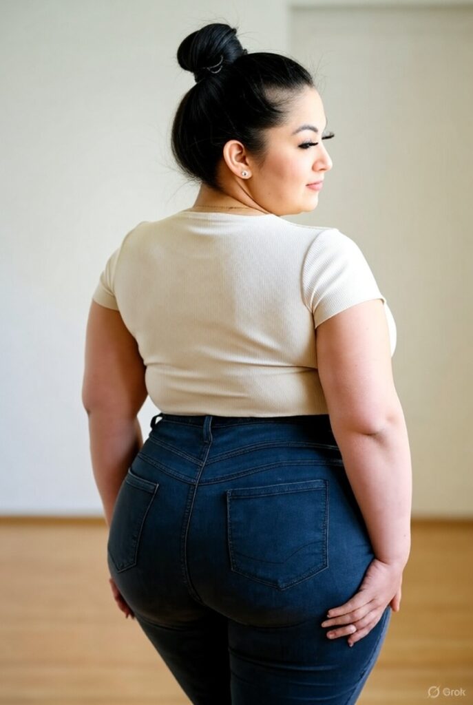 An example of the steatopygia condition in the human body. PHOTO/Grok