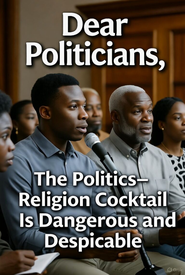 Dear Politicians, The Politics–Religion Cocktail Is Dangerous and Despicable