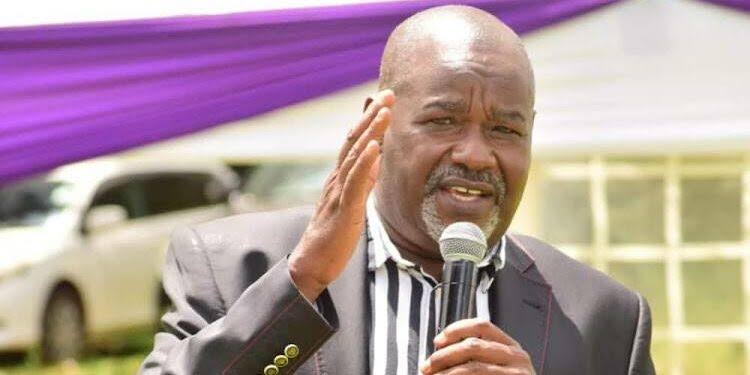 KAA Chairperson Caleb Kositany addressing the public at past event. PHOTO/FILE