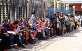 Section of kenyans looking for employment. PHOTO/DN