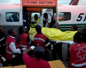 Red cross at previous crime scene. PHOTO/CNN