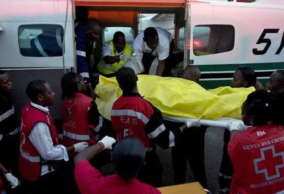 Red cross at previous crime scene. PHOTO/CNN