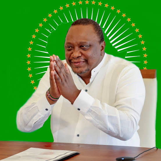 Uhuru Kenyatta at past event. PHOTO/NA
