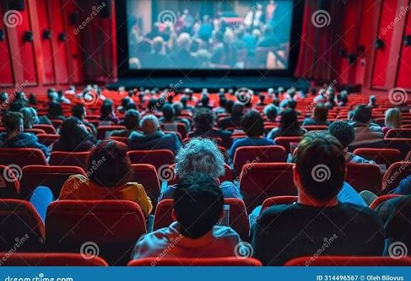 People at theatre watching movies. PHOTO/pexels